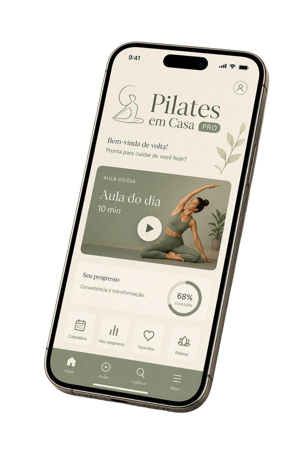 App Pilates em Casa PRO